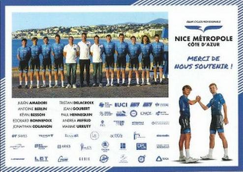 2022 Nice Métropole Côte d'Azur #NNO Team Photo Front